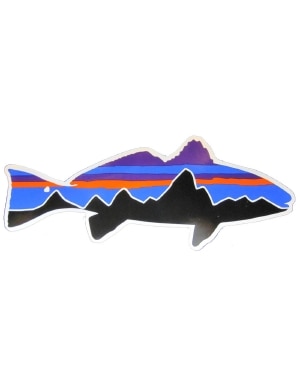 Patagonia Redfish Fitz Sticker in One Color